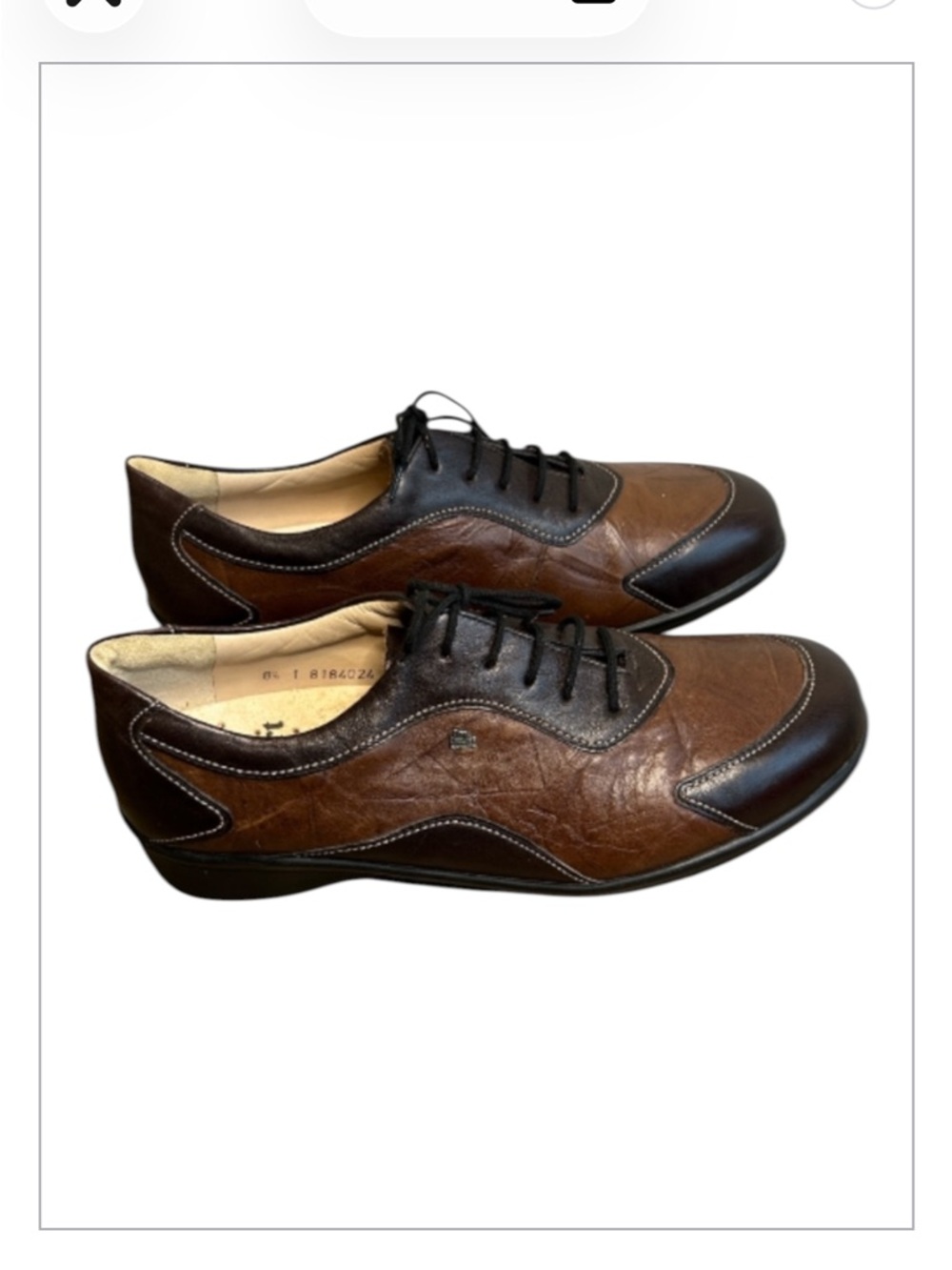 Finn Comfort Brown Leather Comfort Walking Casual Shoes Women’s 8.5